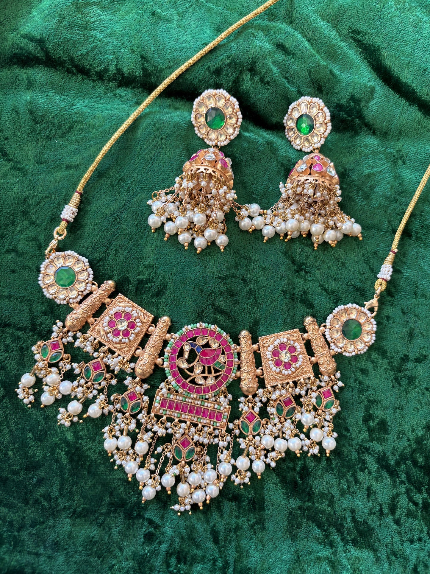 Zarin Jadau Choker Set