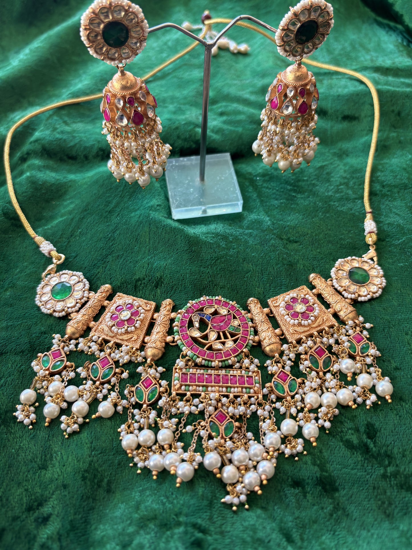 Zarin Jadau Choker Set