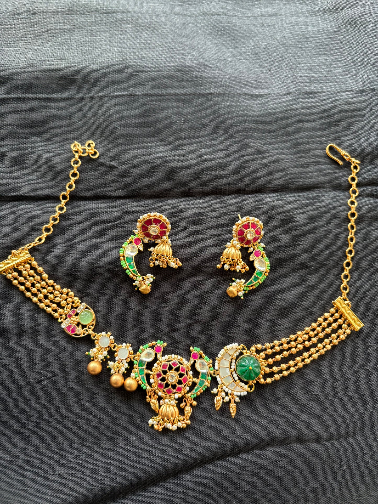 Imperial Jadau Choker Set