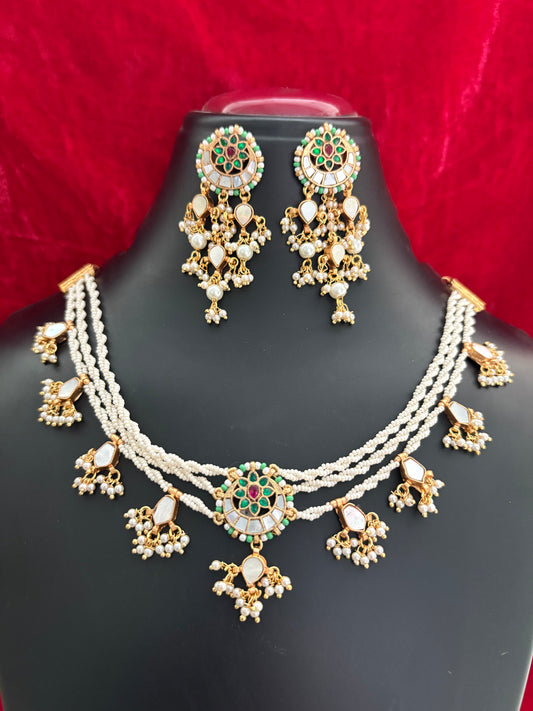 Mahira Jadau necklace Set