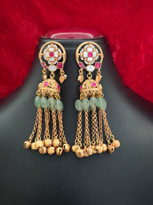 Jhumki Jadau Earrings