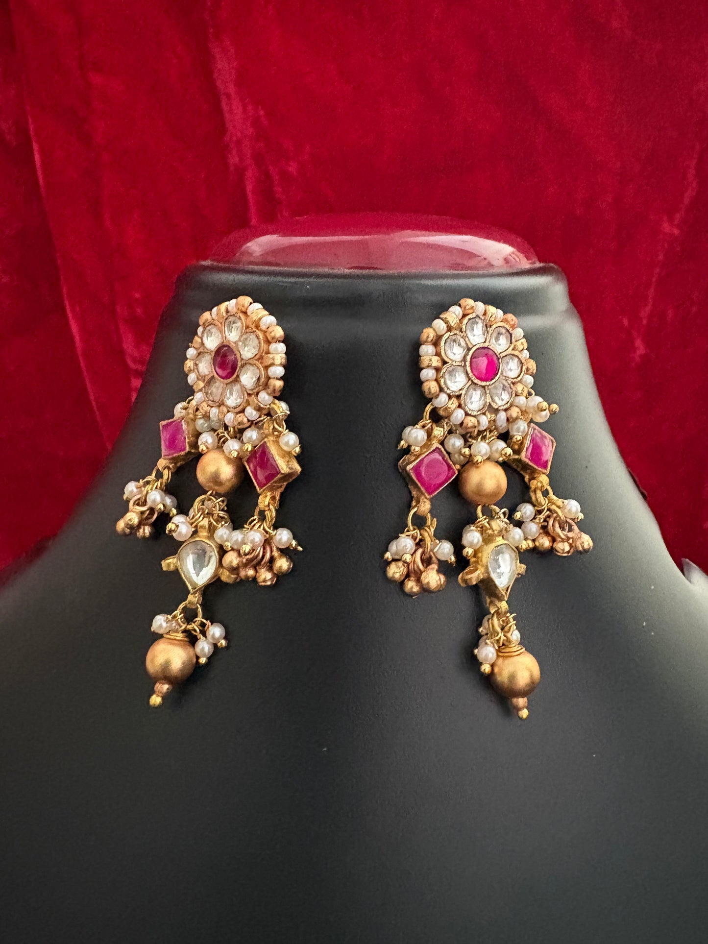 Rani jadau choker set