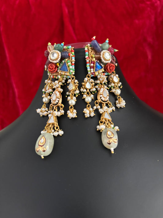 Svara Jadau Earrings