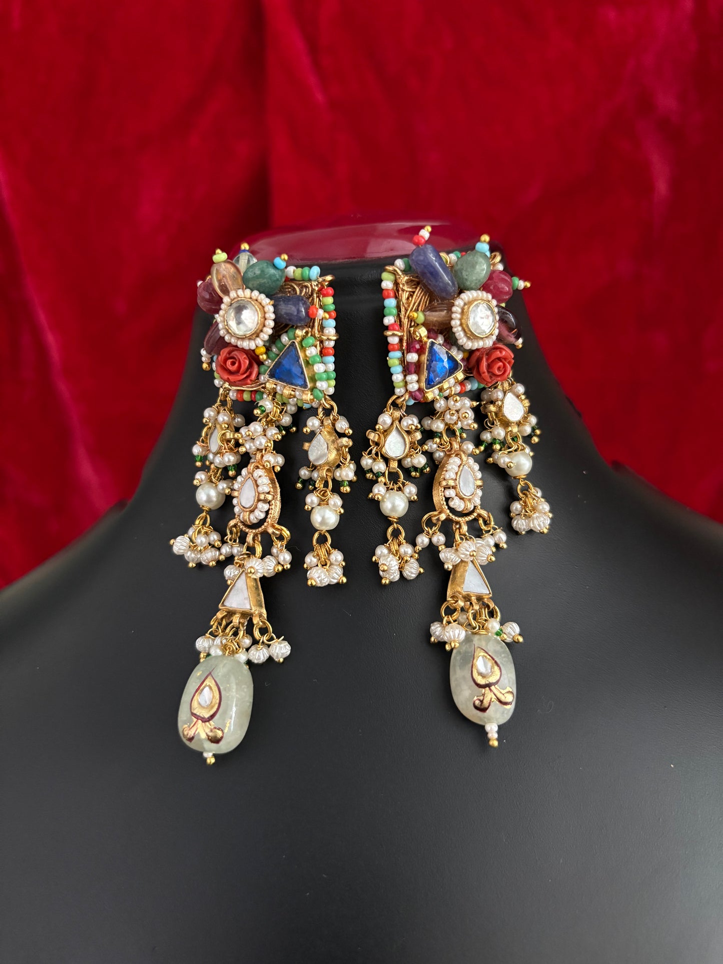 Svara Jadau Earrings