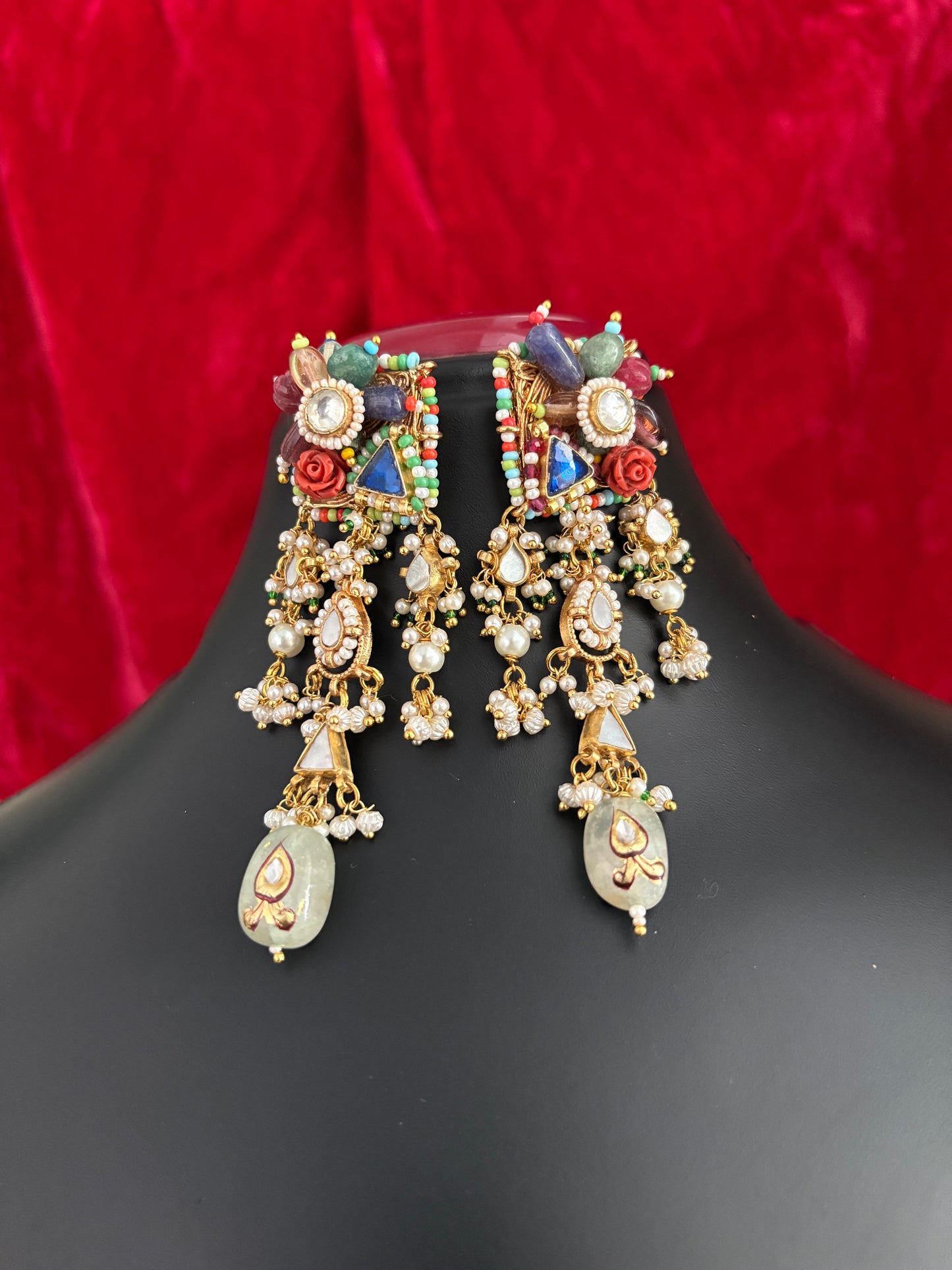Svara Jadau Earrings