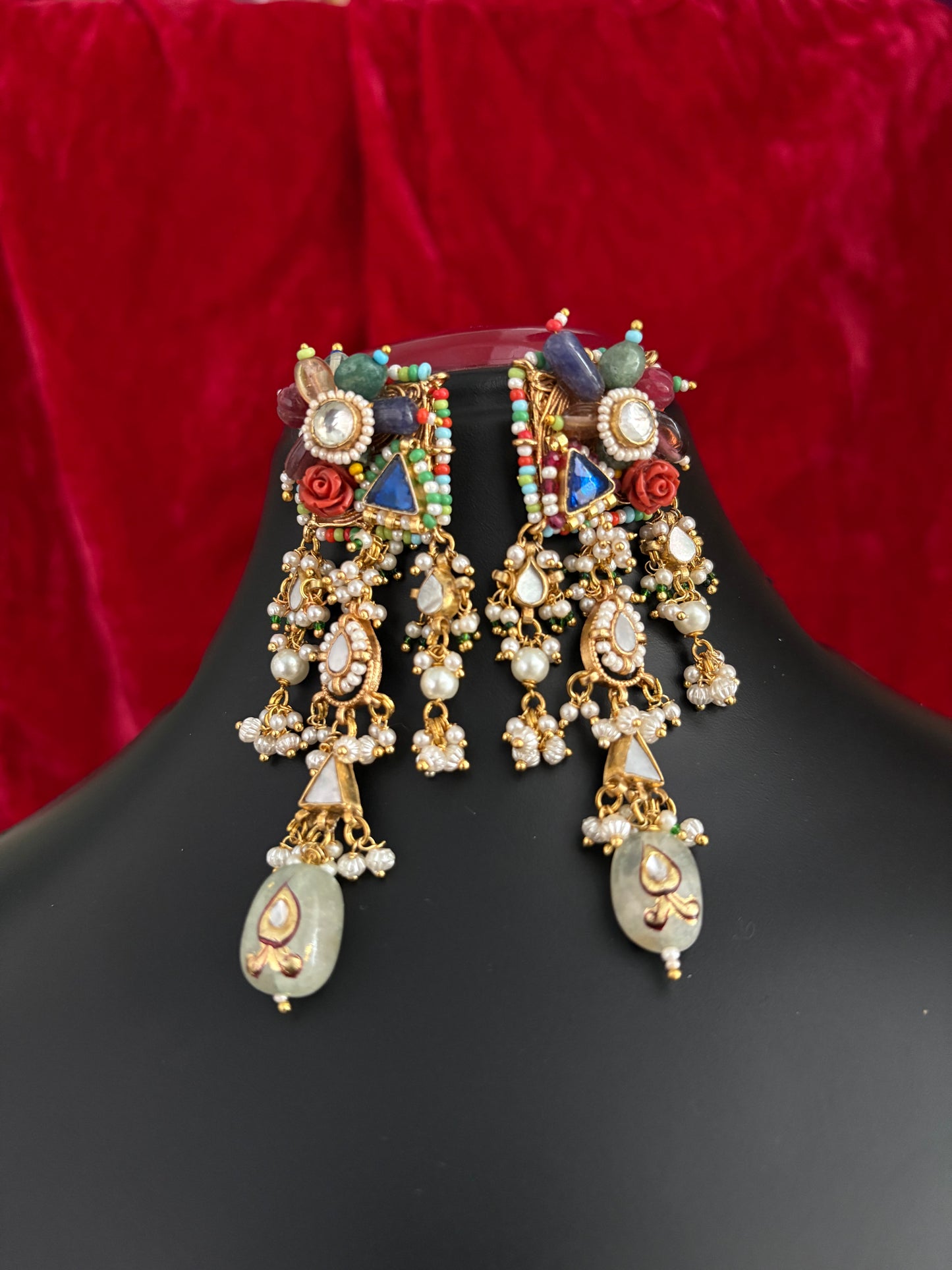 Svara Jadau Earrings