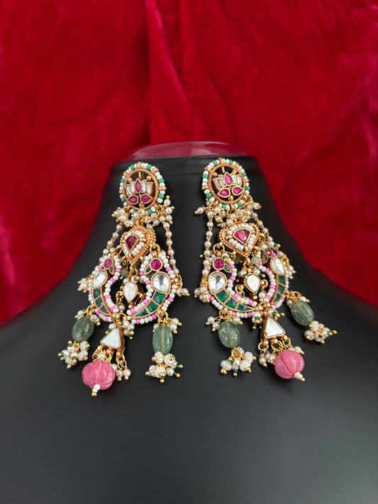 Aabha Jadau Earrings