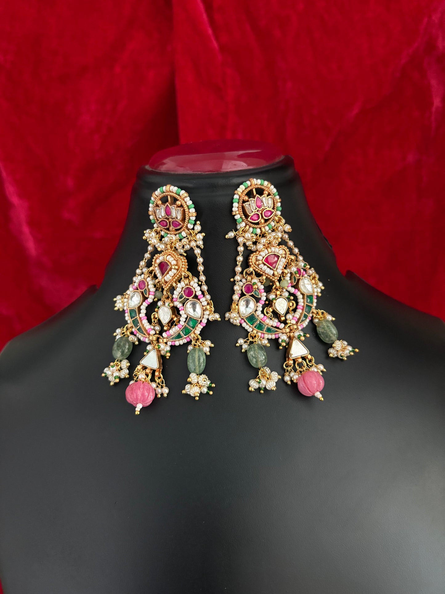 Aabha Jadau Earrings