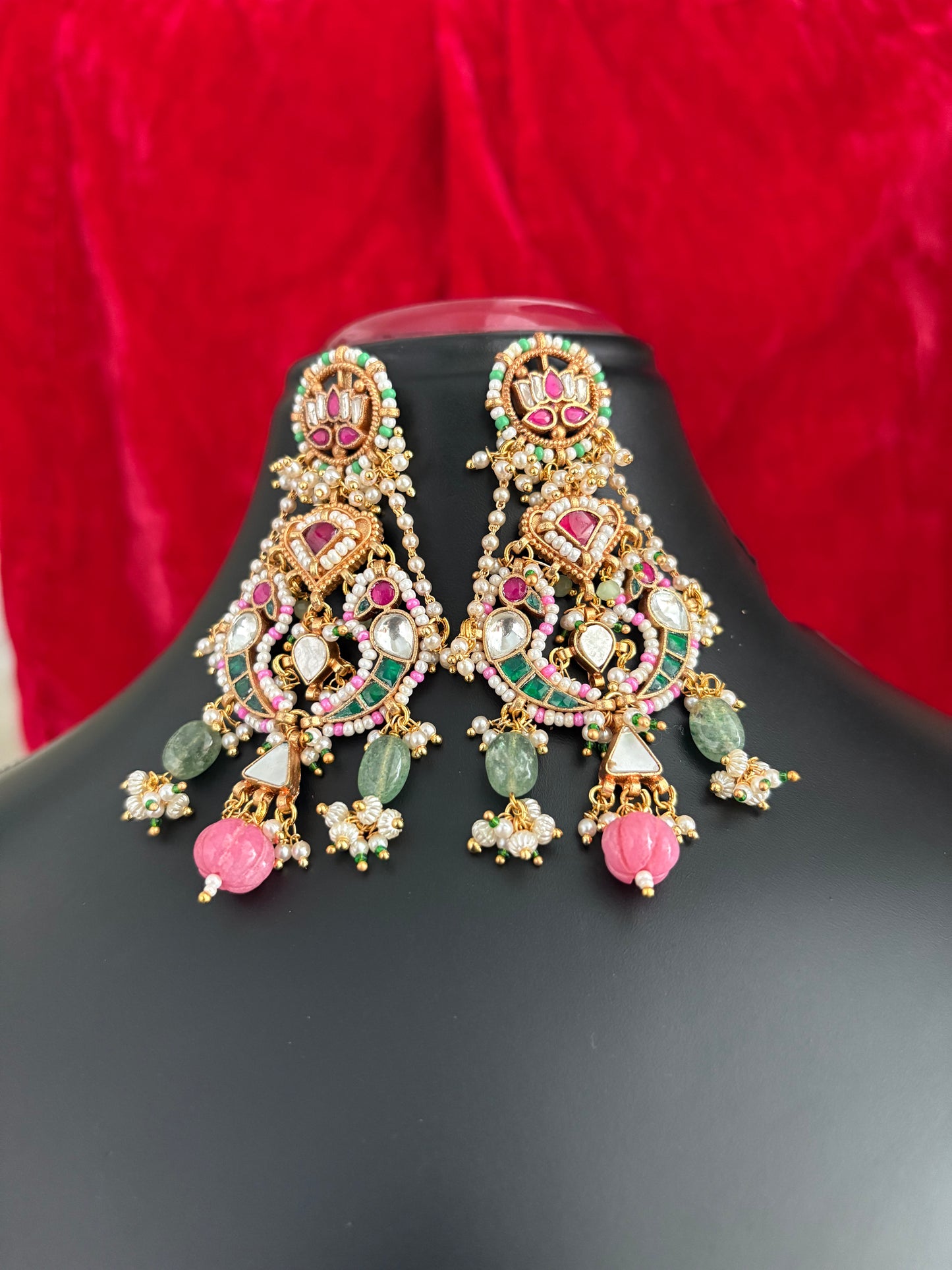 Aabha Jadau Earrings