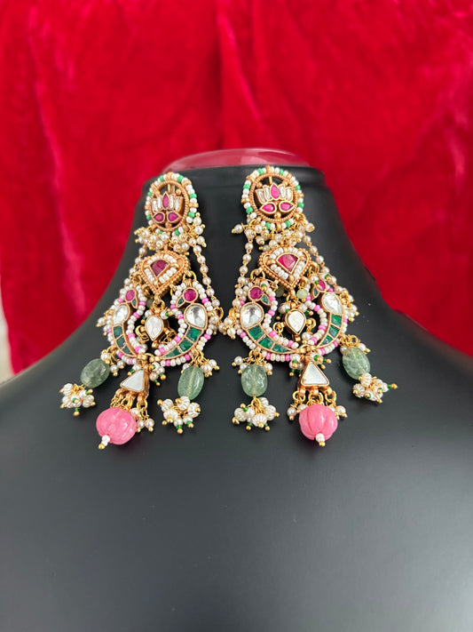 Aabha Jadau Earrings