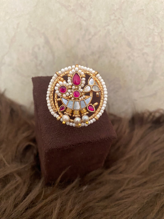 Ruhani Jadau Ring