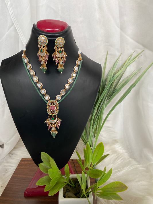 Pastel Rani Necklace Set