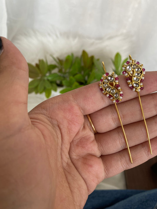 Pink Bugadi Earrings